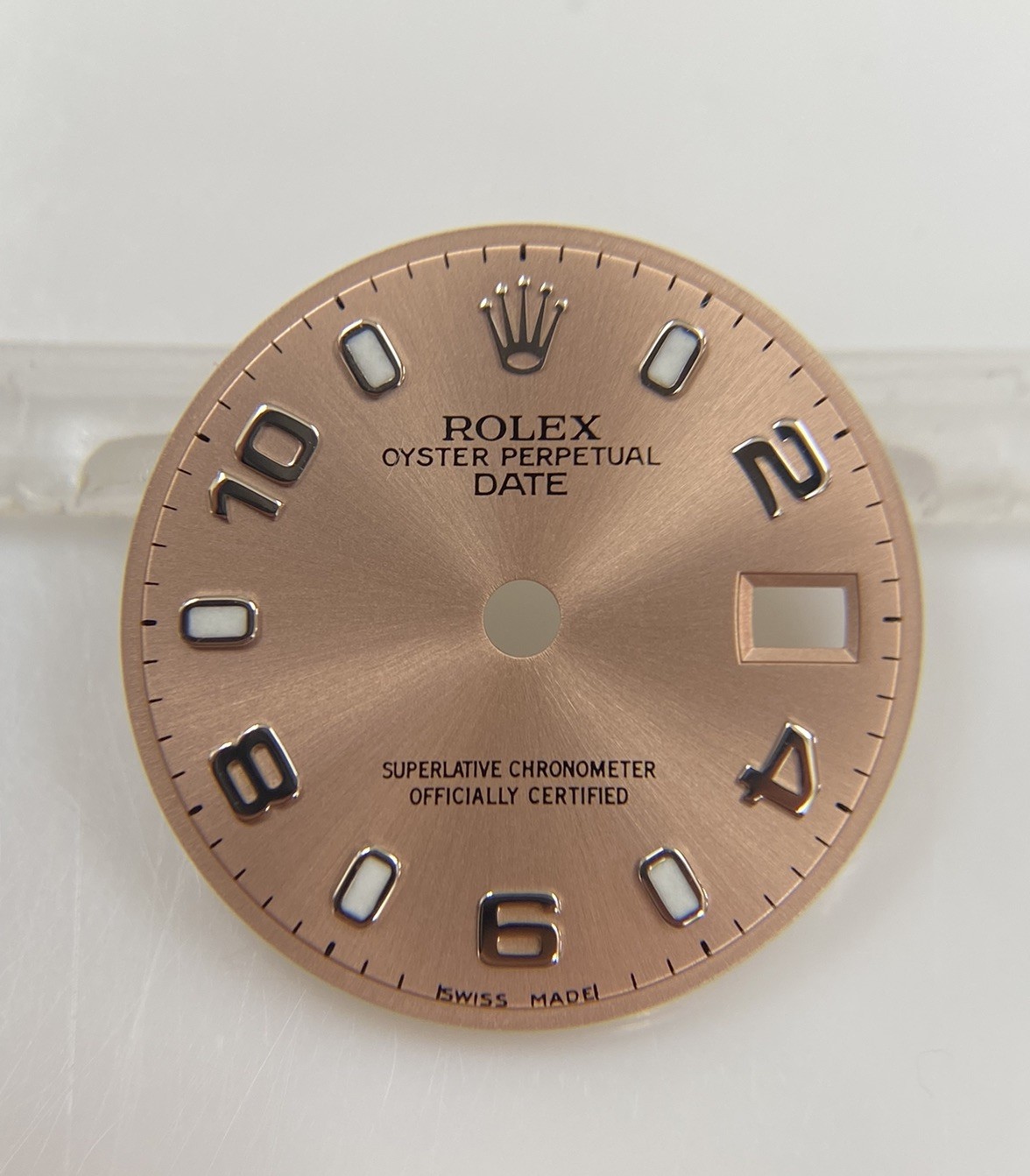 Genuine Rolex Date 26mm 69240 79160 79170 79240 Cal 2235 Pink Salmon Arabic Dial
