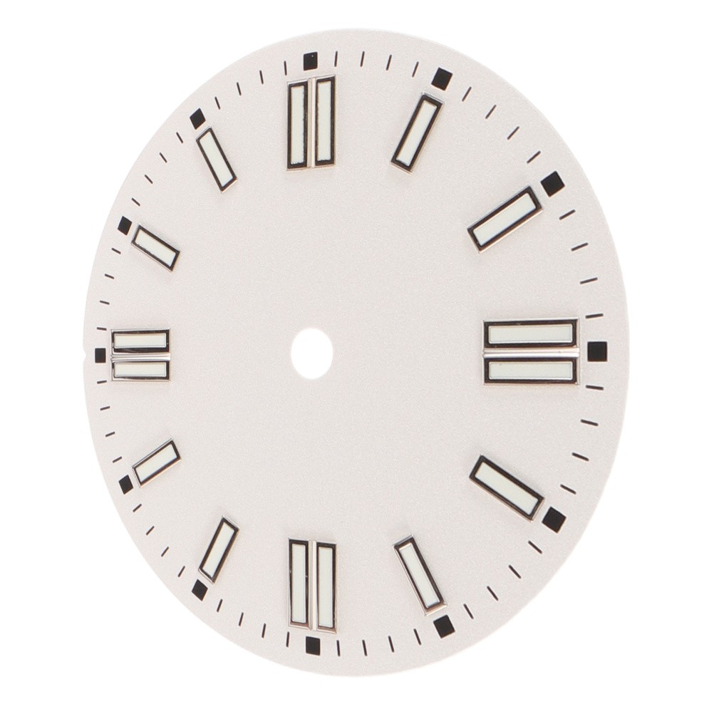 Luminous Wrist Watch Dial For Movement – 1.1 Inch Round Green Replacement Watch
