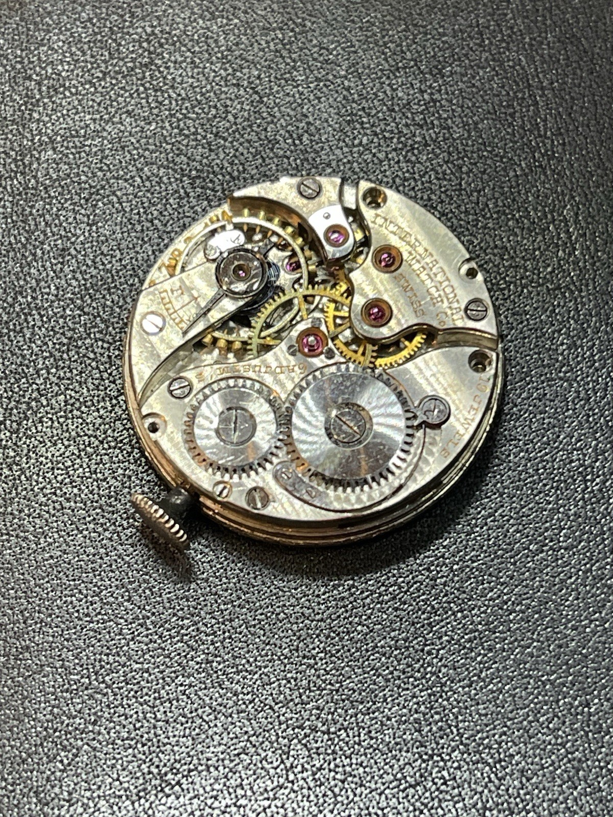 CARTIER IWC INTERNATIONAL WATCH CO. Cal. 75 Movement 1917 WW1 Era Vintage Swiss