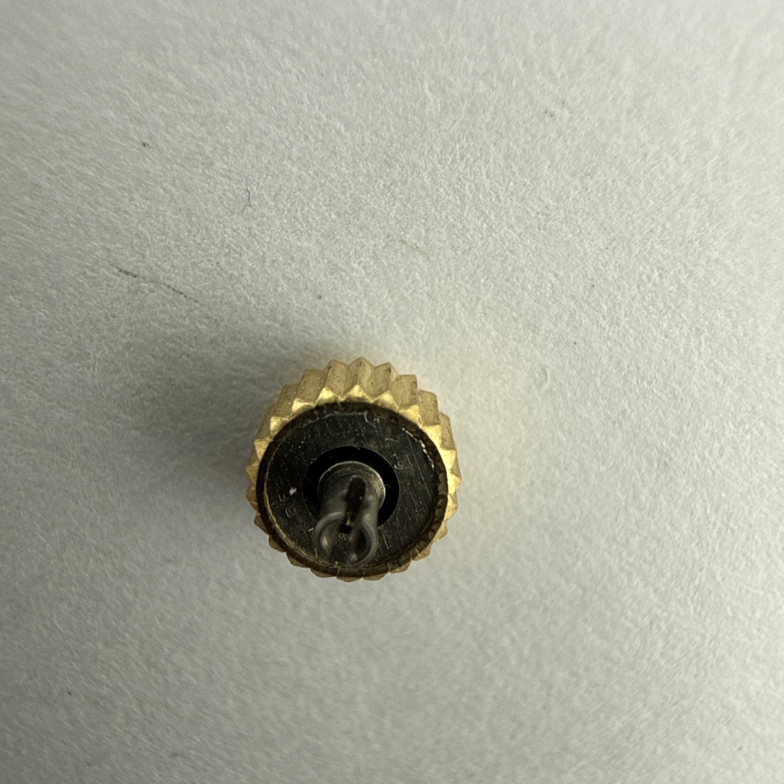 Omega Yellow Gold 4.7mm Split Stem Wristwatch Crown – New Old Stock