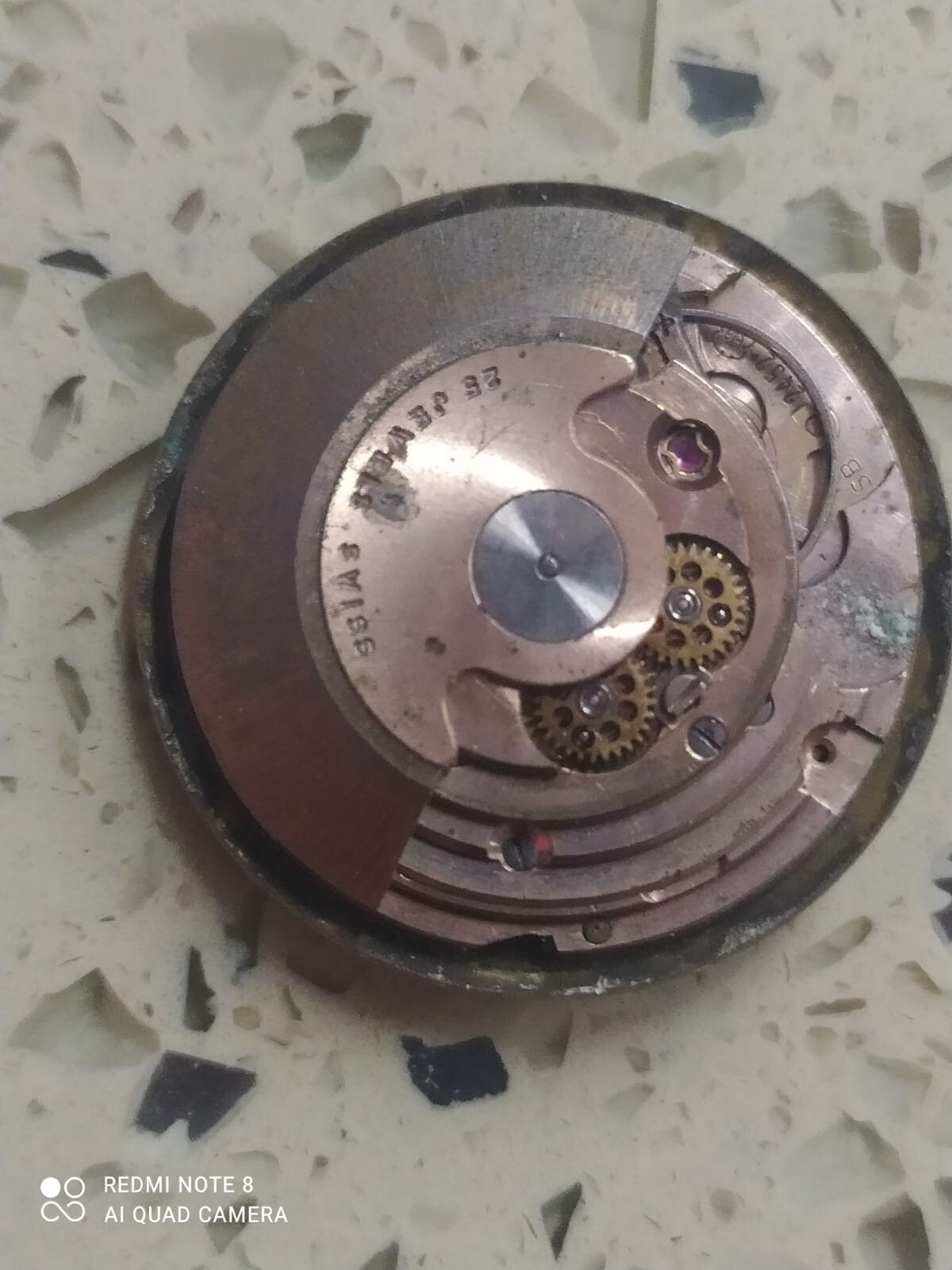 ETA 2452 25 j automatic movement Not Work Good Balance Wth Dial & hands