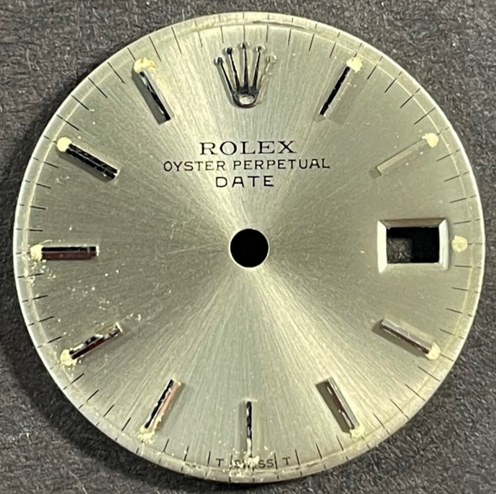 Vintage Rolex Oyster Perpertual Date Watch Dial For 26mm Case 6517 6519 6917