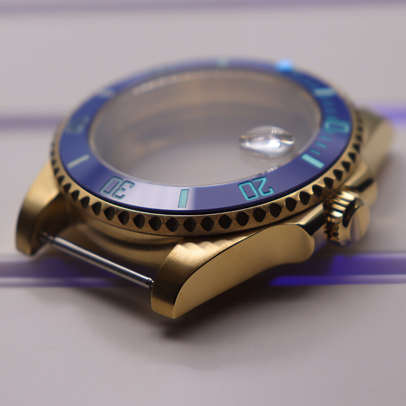 40mm Diving Watch Case C3 Luminous Bezel For Seiko NH35 NH34 NH36 Movement 8215