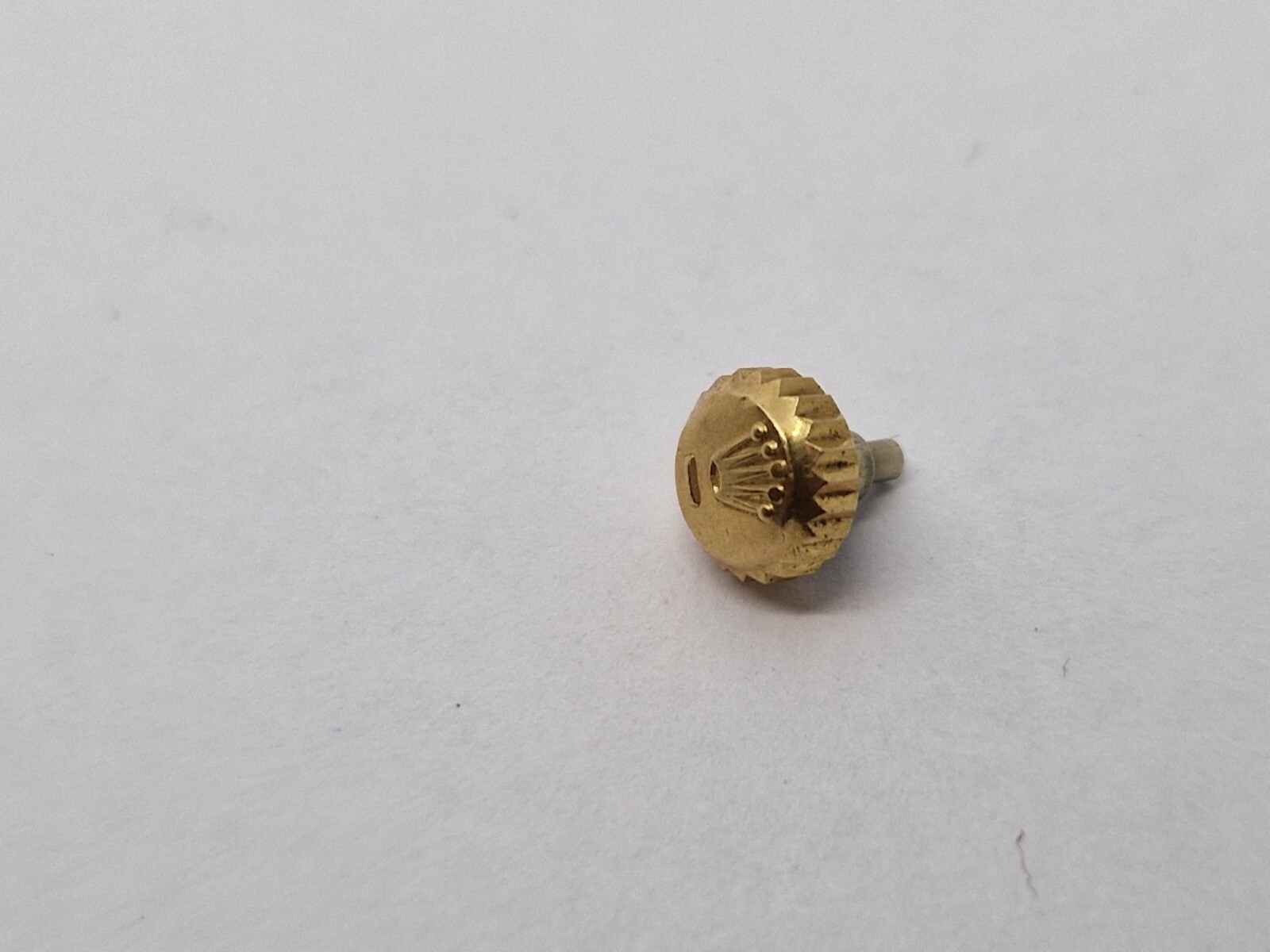 Rolex crown gold colored 6.1 mm genuine / pre owned