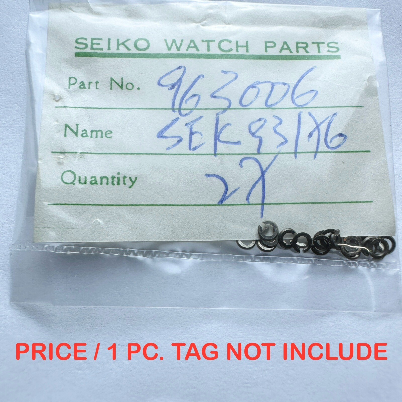 ORIGINAL SNAP FOR DAY STAR WITH DIAL DISK VINTAGE SEIKO 4303 4326 4336 / 963006