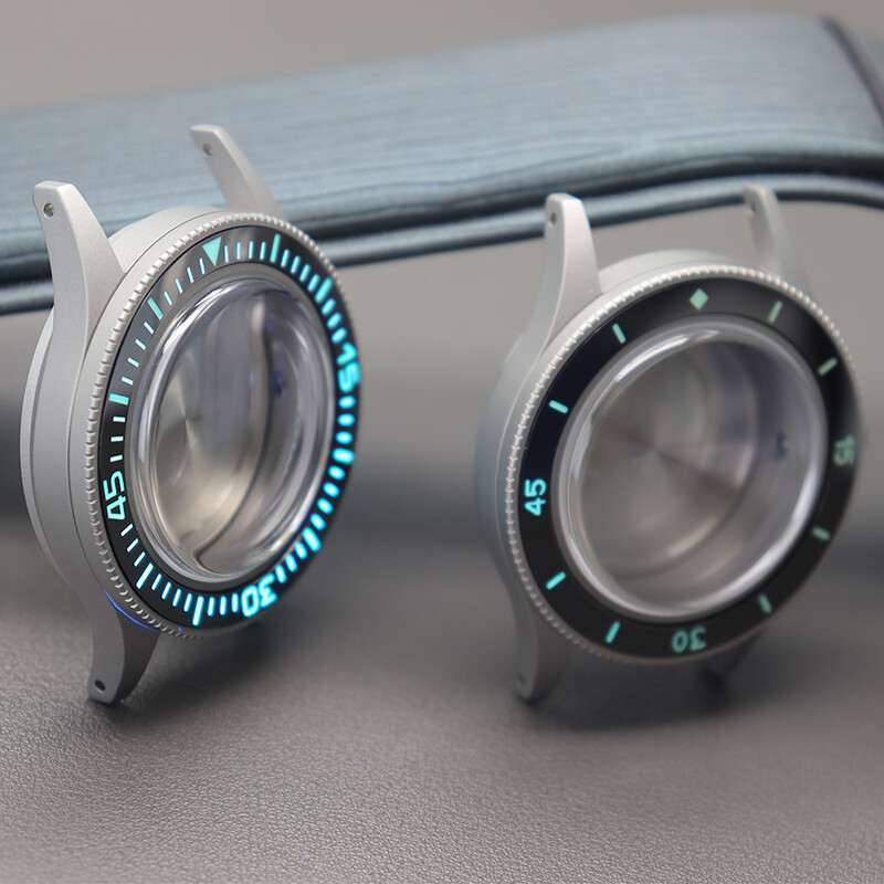 40mm Retro modified Seiko watch case AR Sapphire glass For Seiko nh35 36movement