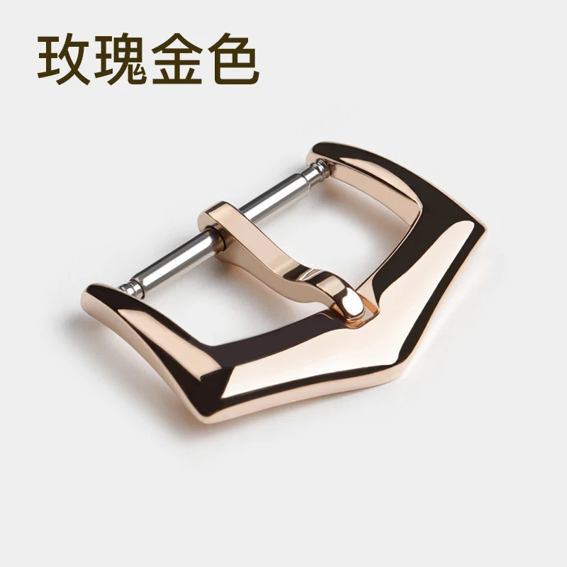 Watch Band Metal Buckle For PATEK PHILIPPE 16mm 18mm Leather Silicone Nylon
