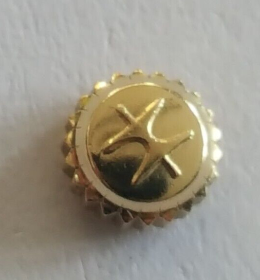 Hamilton Water Resistant Gold Plated Crown Number 785809