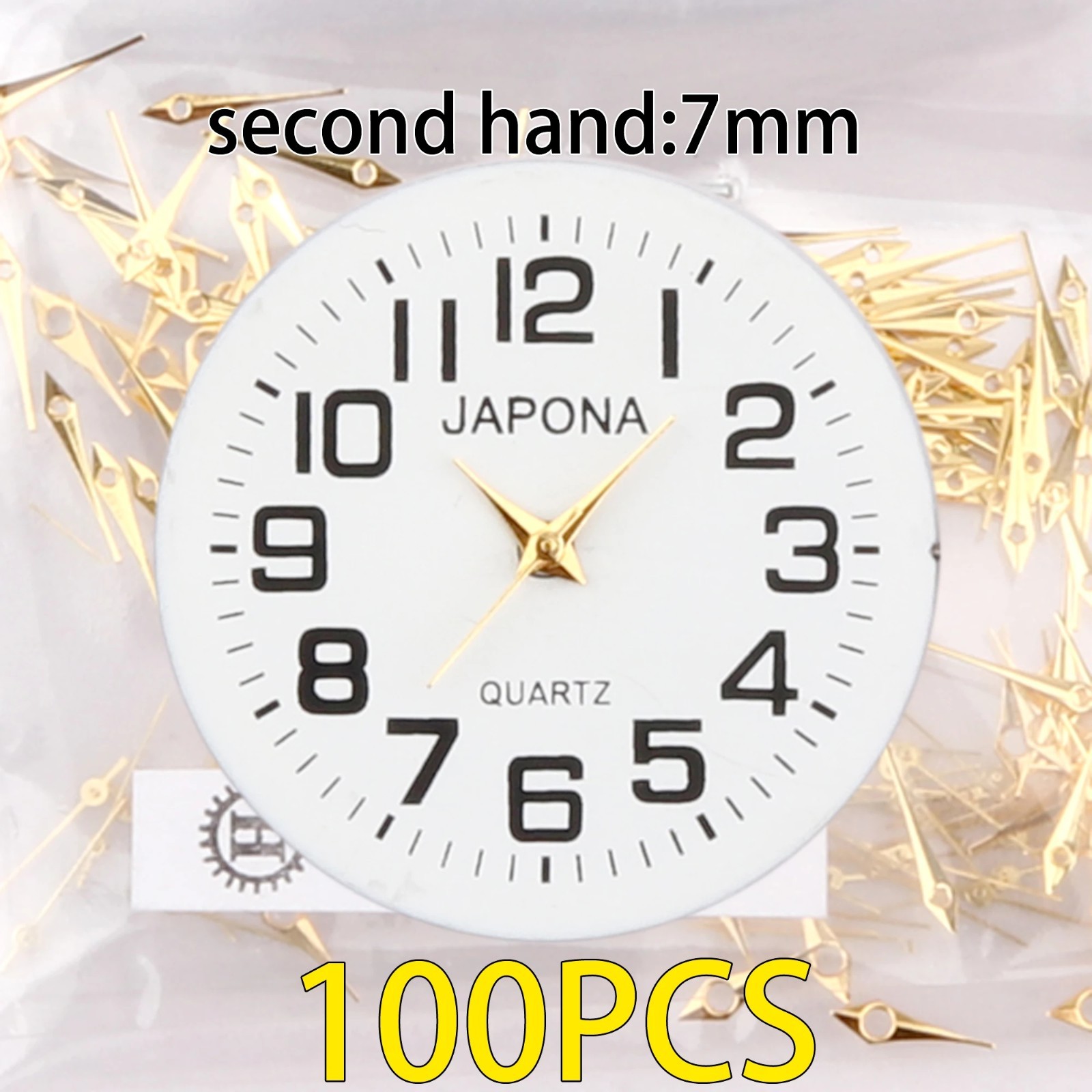 100pcs Watch Hands Assortment 2035 PC21 SL68 GL32 9T33 VJ32 VH31 Gold Parts Kit