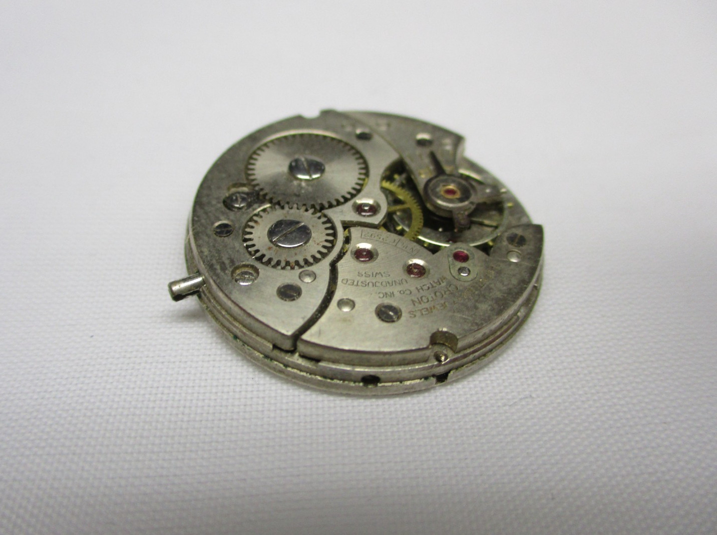 Rare Vintage Croton Watch Co. Nivada N14 Phenix 140 Wristwatch Movement 17 Jewel