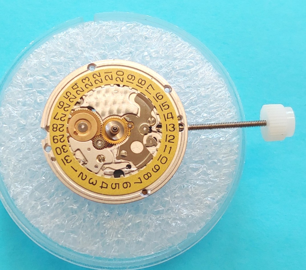 Genuine Tudor 256.111-9 Jewel Date @3 Movement. Sets,Runs,Keeps Time 24 Hrs.