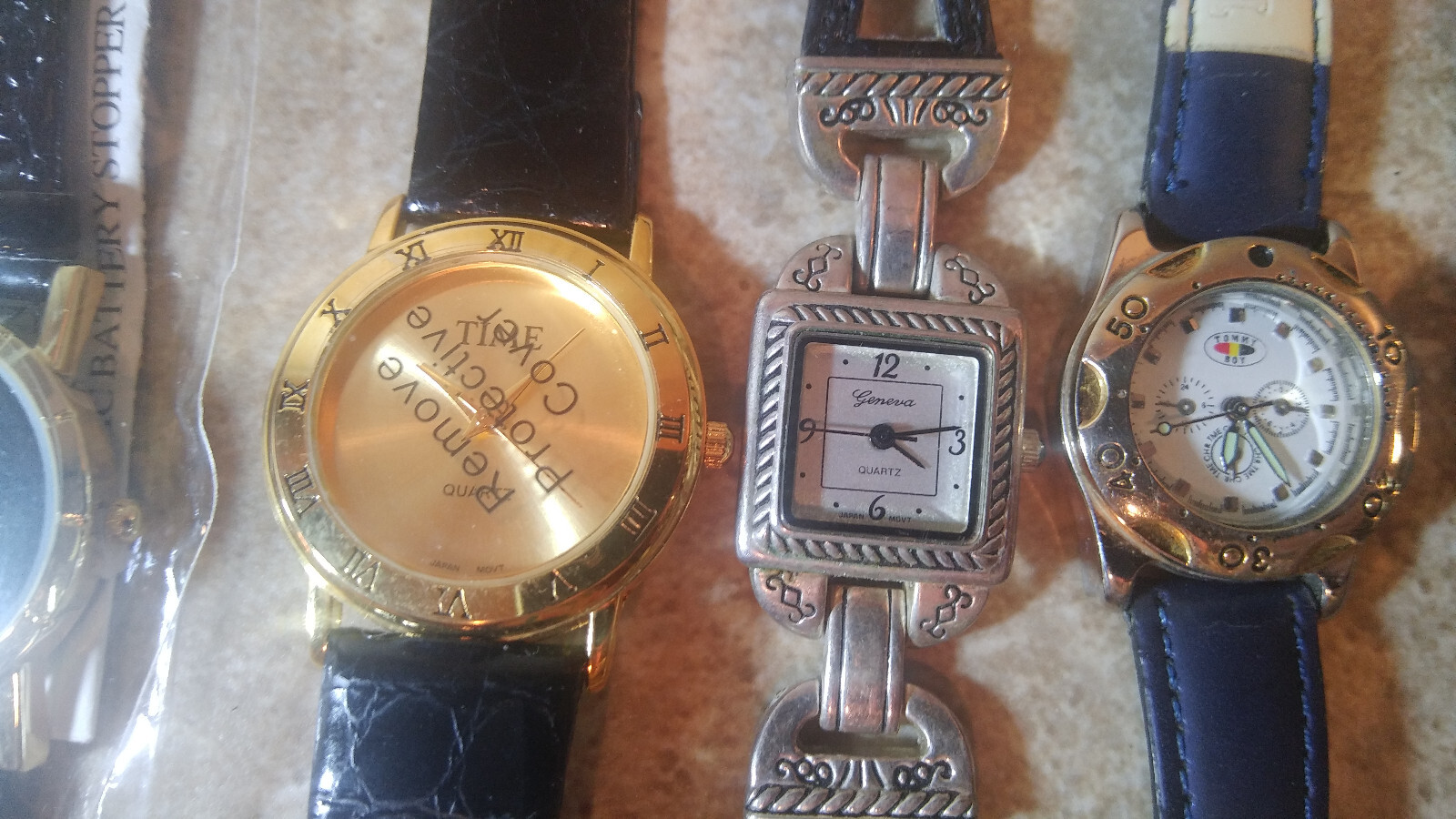 Vtg Watch Lot Parts/Repair Digital Tommy Boy Speidel Bulova 10k Geneva Armitron