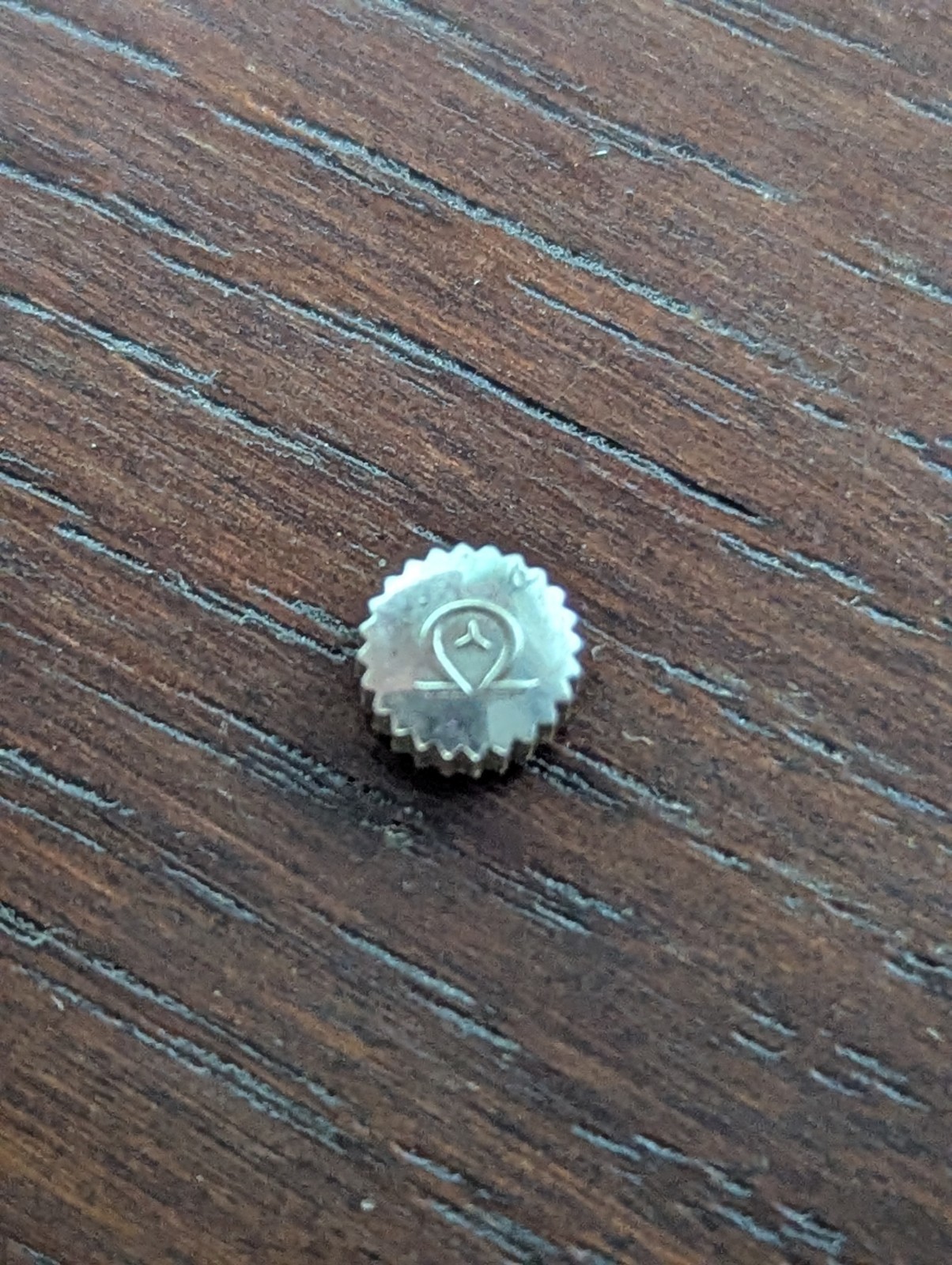 Rare Omega Mercedes NAIAD Seamaster Watch Crown, 6.26mm X 3.26mm, Tap 10 #P455