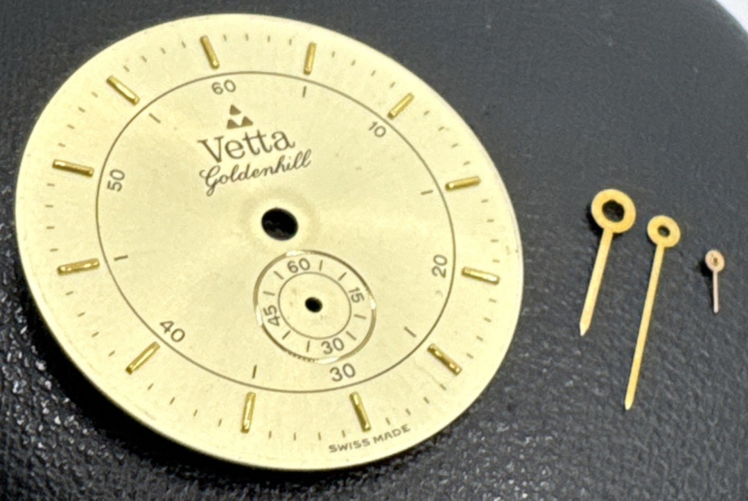 Goldenhill eta 980.153 23.5mm dial summit; h+m+ hands p.second swissmade