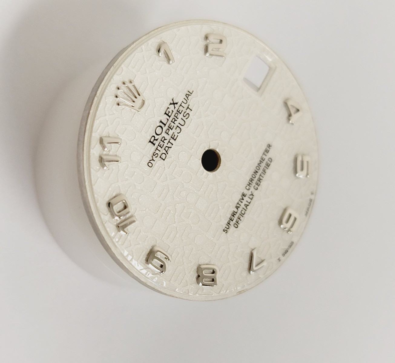 Genuine Rolex Ivory Anniversary Dial Arabic Numerals Datejust 31mm 68240, 78240