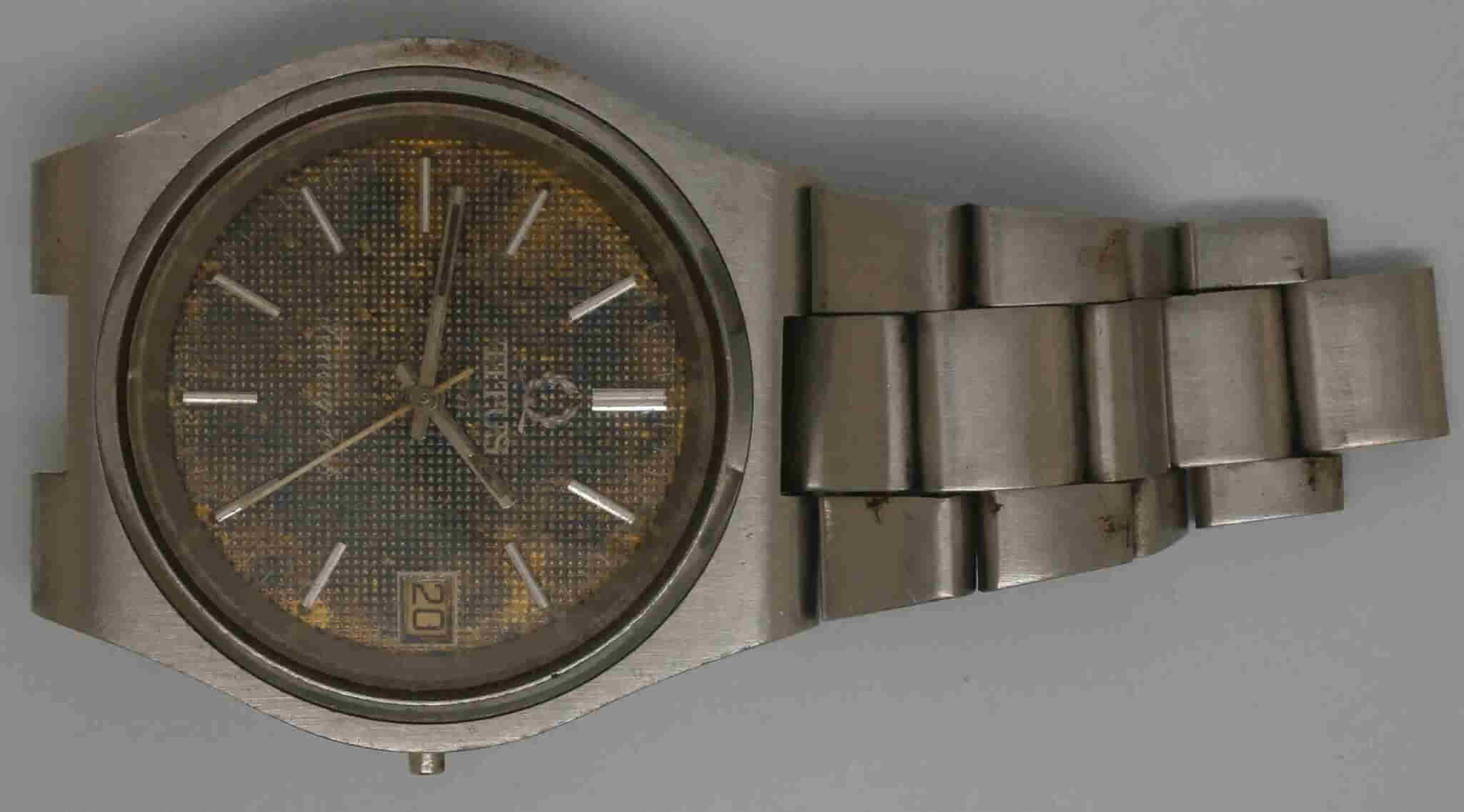 VTG TITUS Tuning Fork Steel Wristwatch. Ref: 9308. Cal: 9162. For Repairs