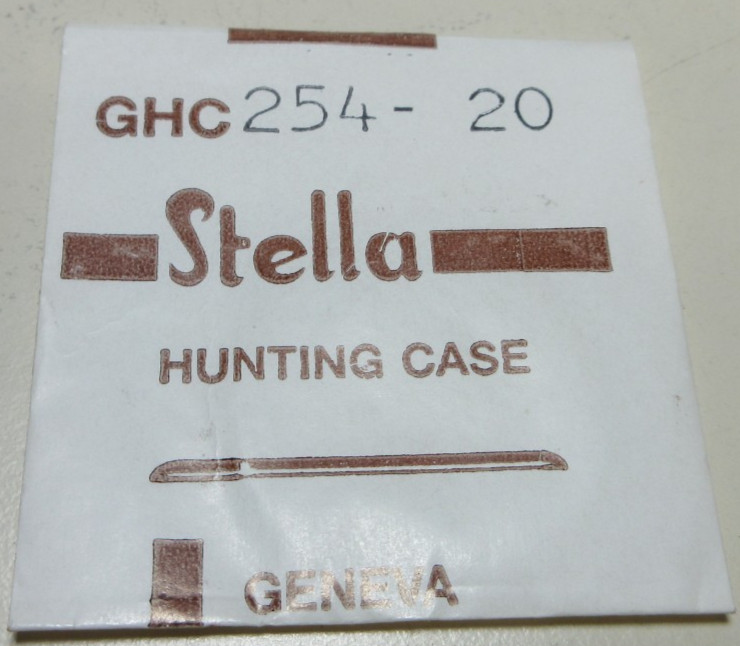 STELLA ROUND WATCH CRYSTAL GHC 254-20 HUNTING CASE WATCHMAKER REPLACEMENT #367