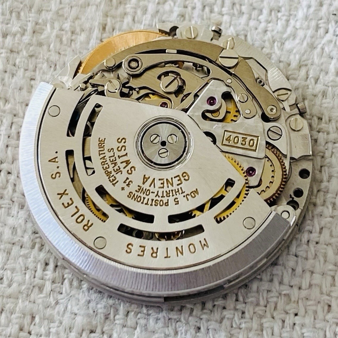 Rolex 4030 Zenith Movement For Daytona Model Ref 16520 16523 16528 16518 16519