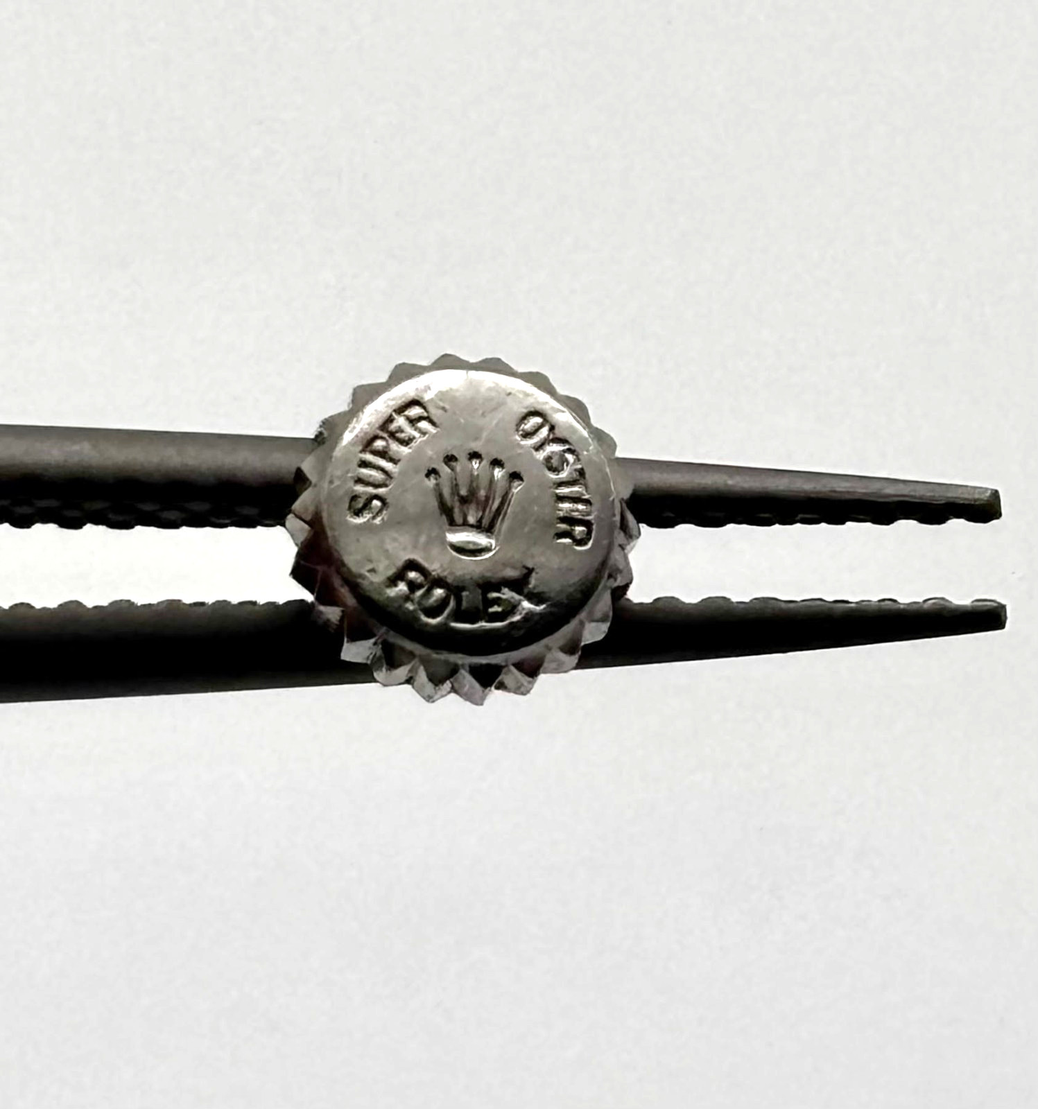 Genuine Rolex Vintage SUPER OYSTER Steel Watch Crown 6mm