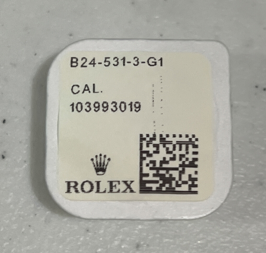 Rolex Crown 24-531-3 Authentic Original Yellow Gold New Sealed