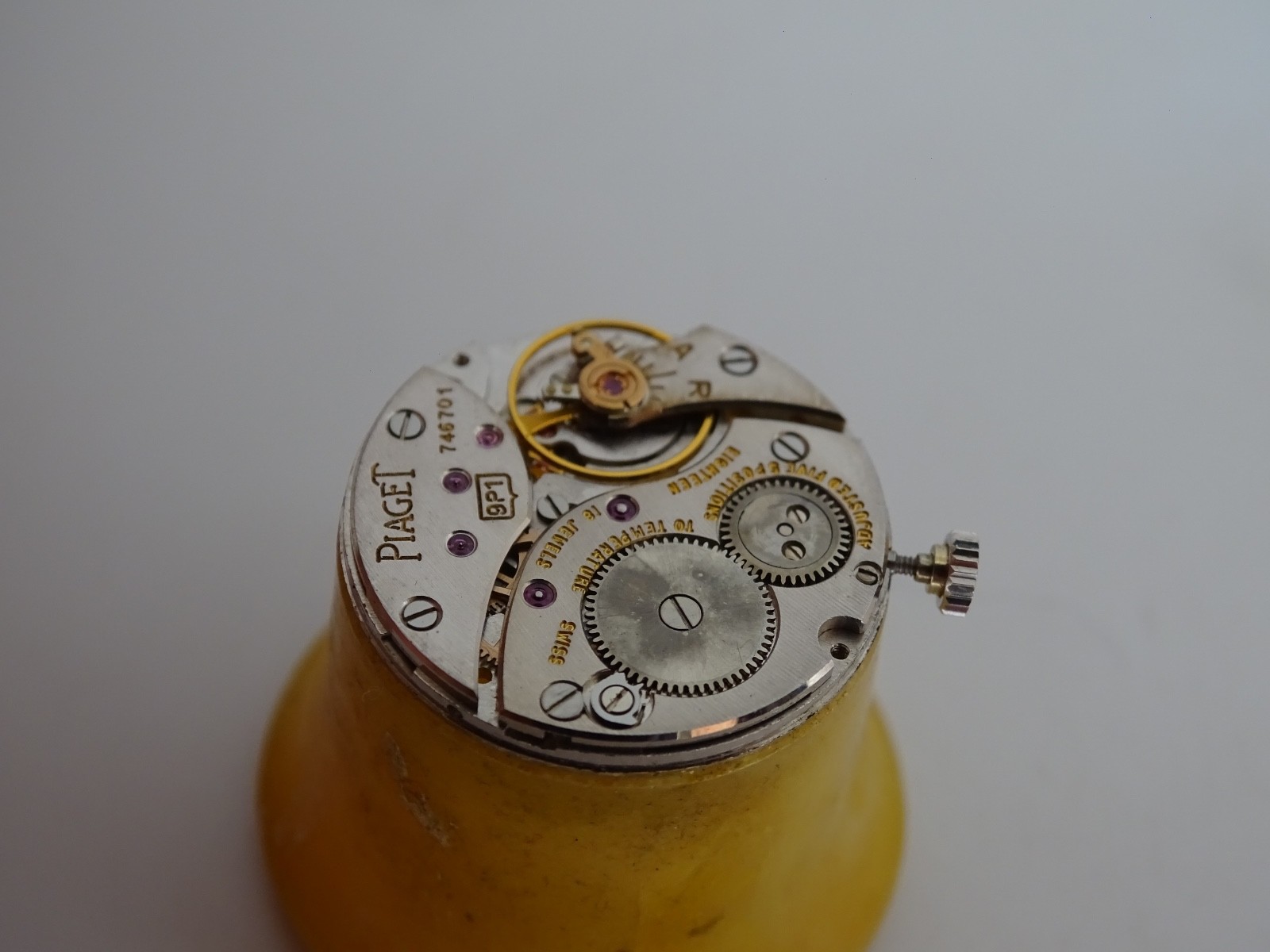 Piaget 9P1 Complete Movement, Manual Wind, Stem and Crown Running