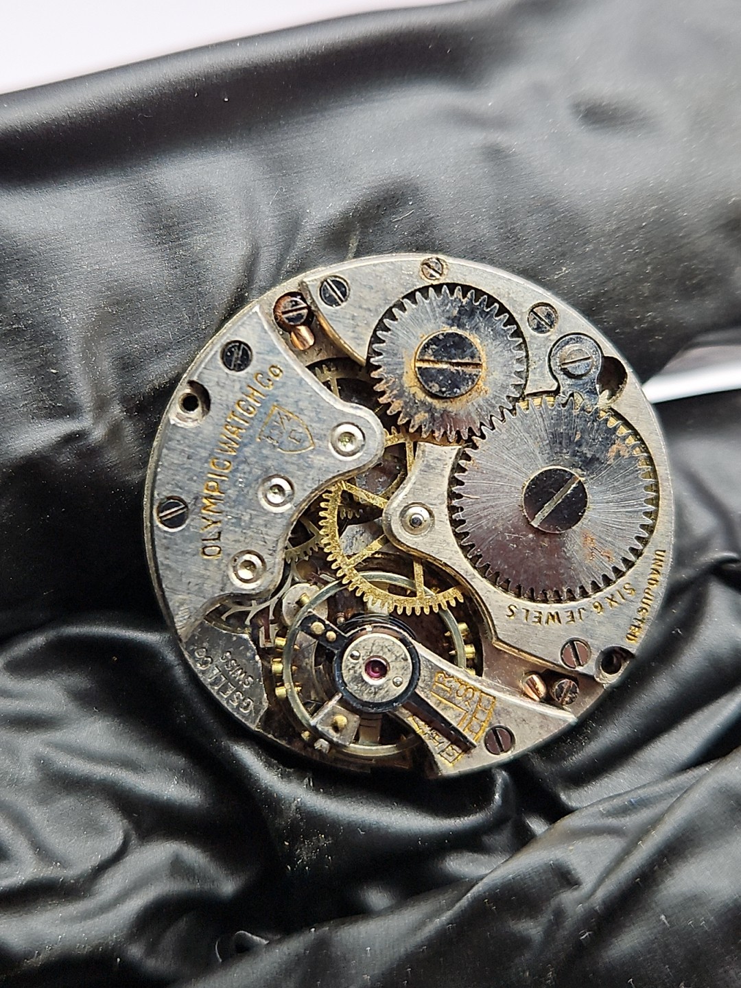 Art Deco Olympic 6j Watch Movement Parts/Repair (R4)