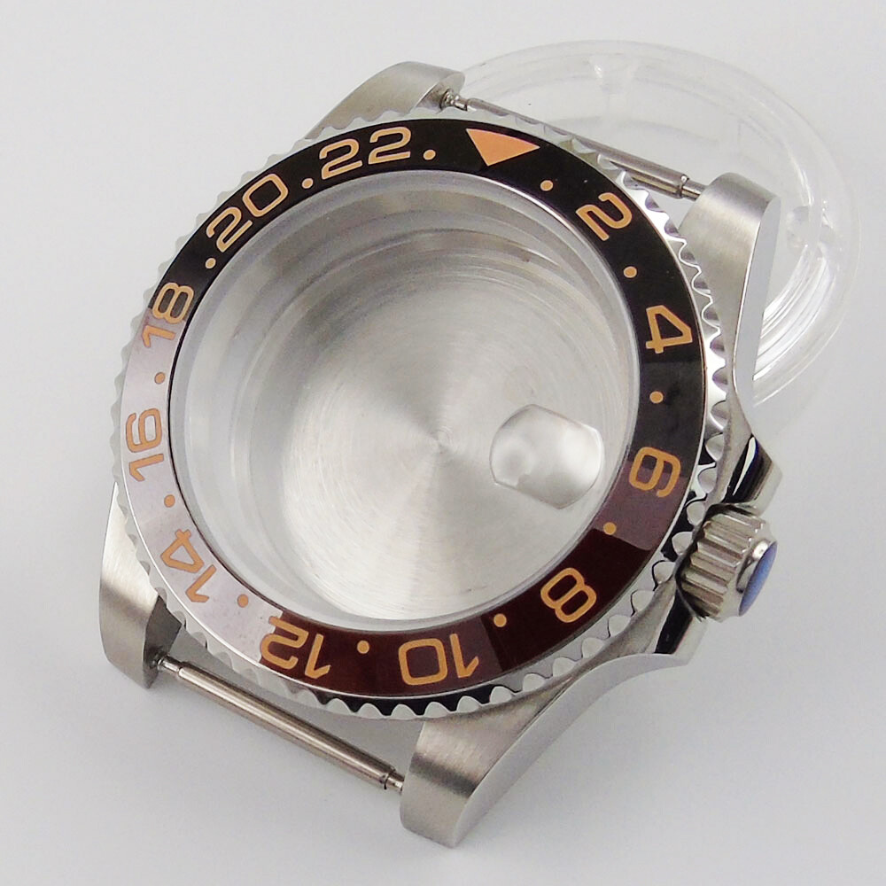 40mm Watch Case Fit NH35A ETA2824 2836 Miyota8215 DG2813 PT5000 Sapphire Glass