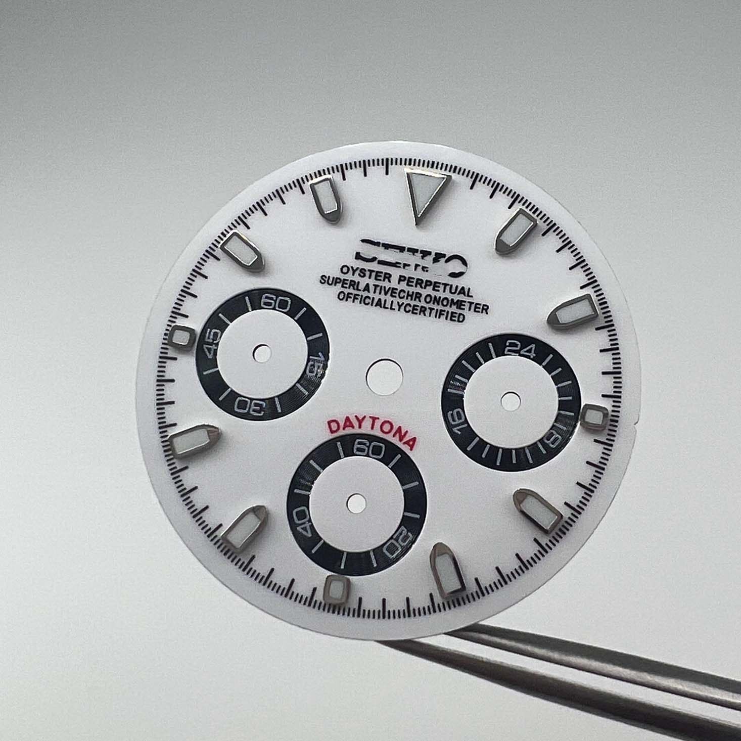 29.8mm Watch Dial Green Luminous for VK63 quartz movement Movement Dials