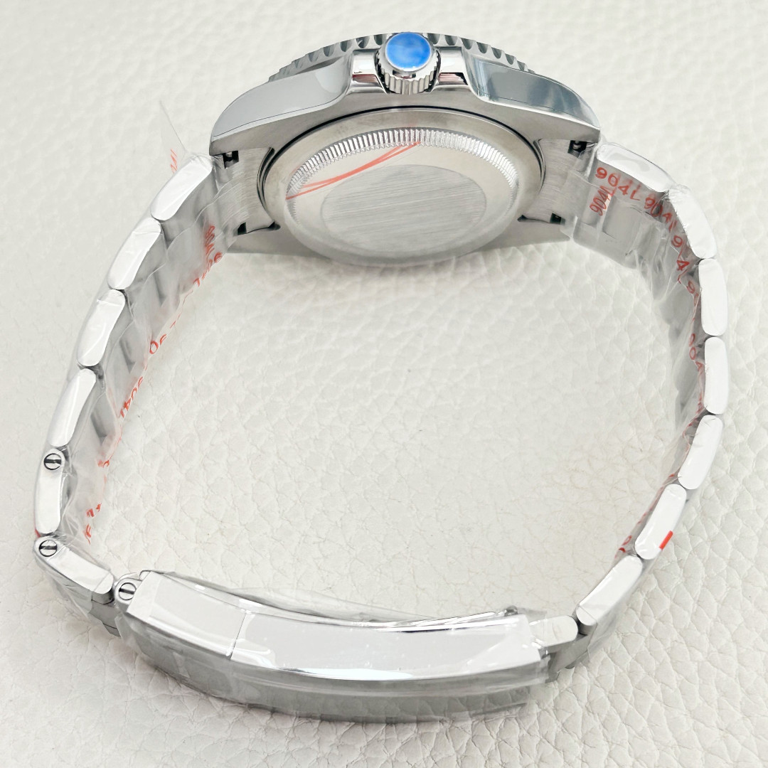 40mm New Water Resistant Red Watch Case Sapphire For nh34 nh35 nh36 38 Movement