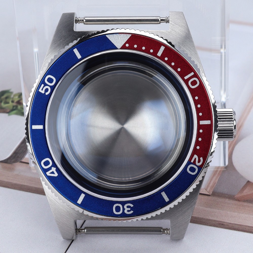Sapphire Steel 40mm Diver Watch Case 62MAS Mod Solid Back For Seiko NH35 34 NH36