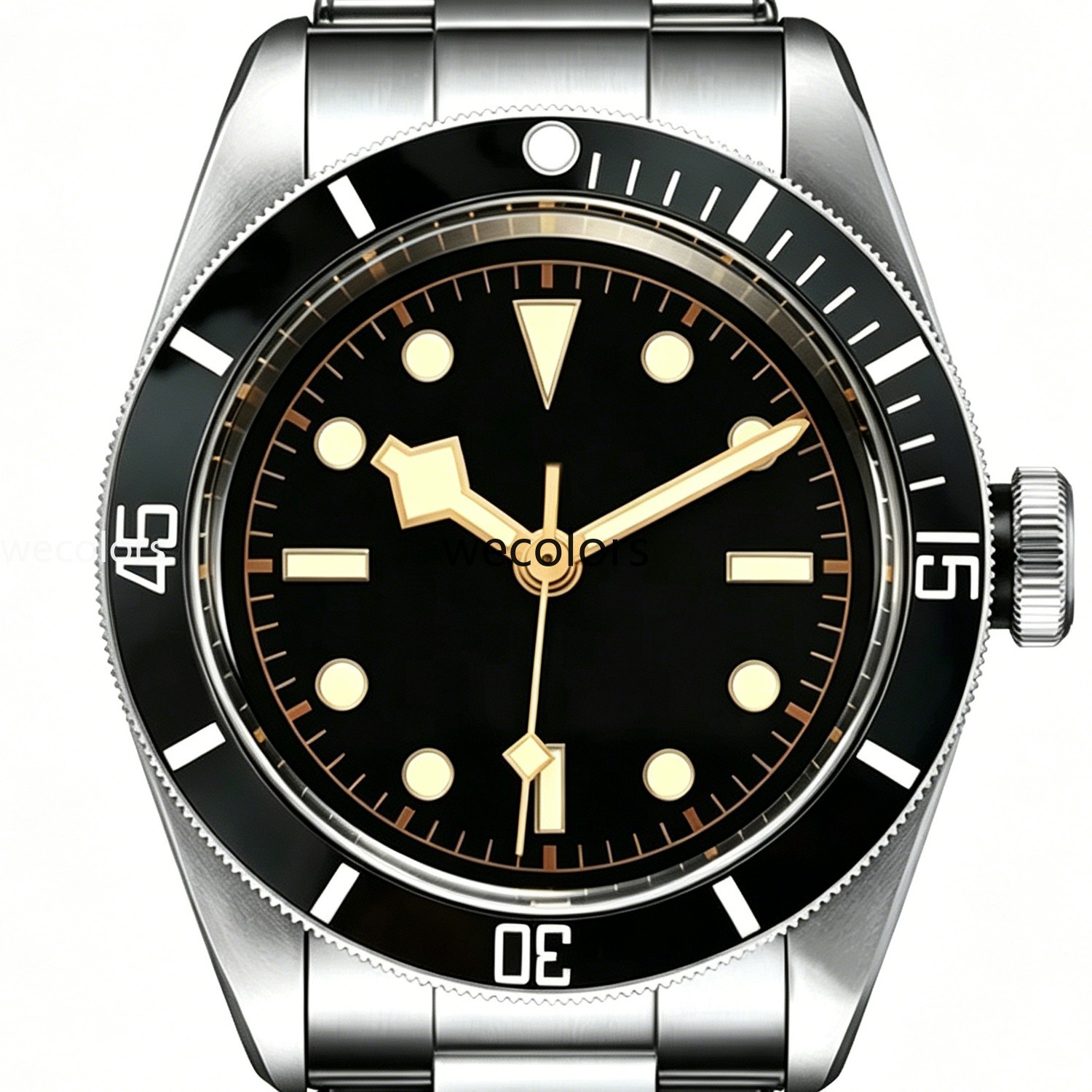 Sloped Black Blue Green Ceramic Watch Bezel Insert for BLACK BAY 79230 79220