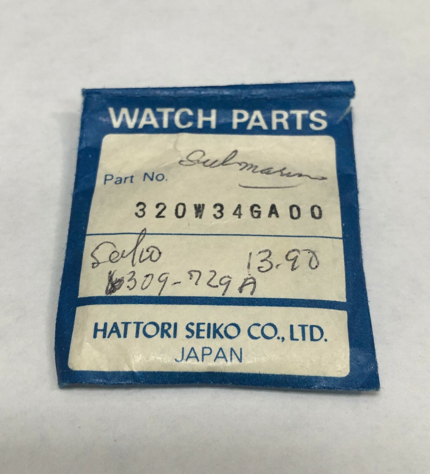 Genuine Seiko Diver Crystal 320W34GA00 Extremely Rare!