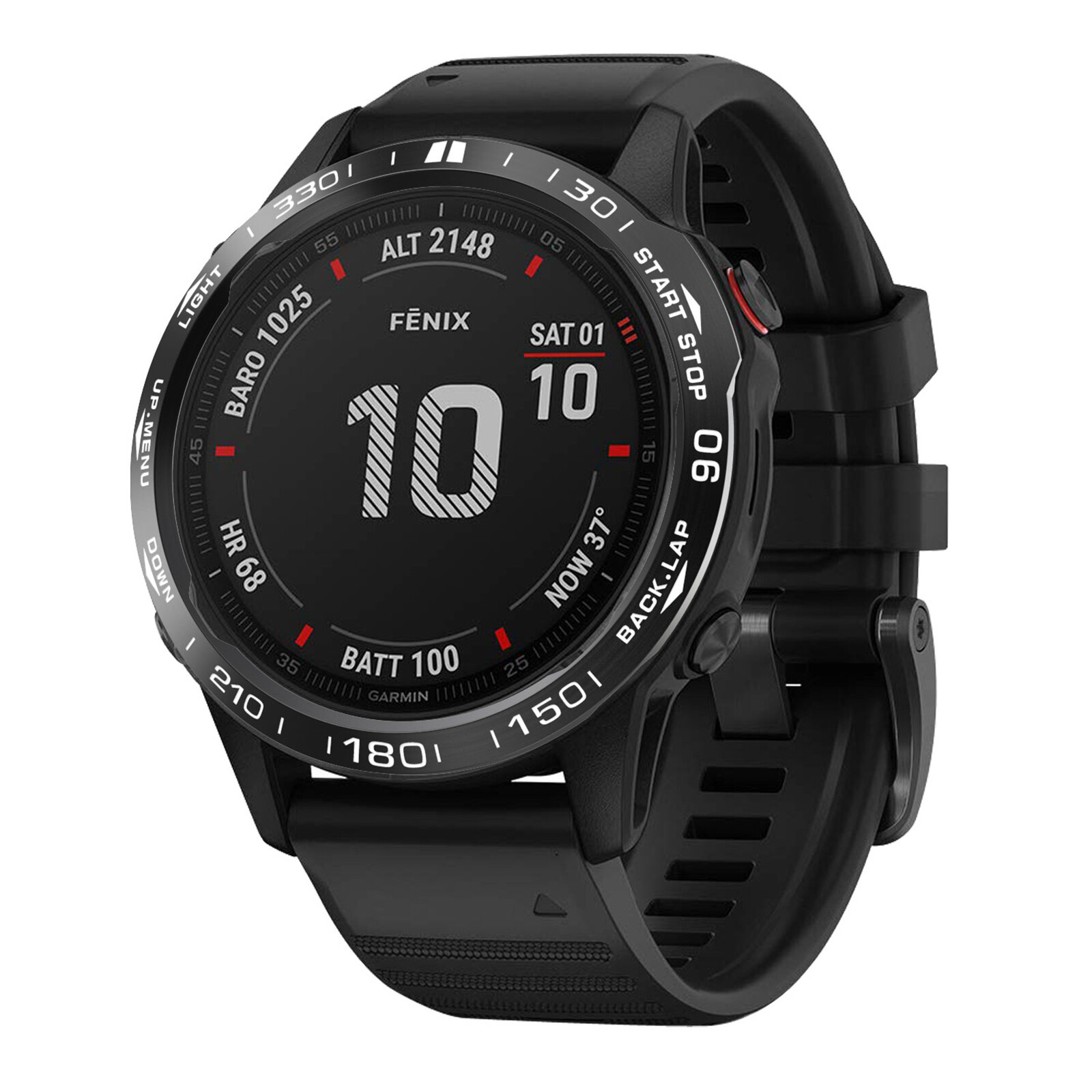 Metal Scale Watch Bezel Protective Edge Ring Accessories For Garmin Fenix 6x