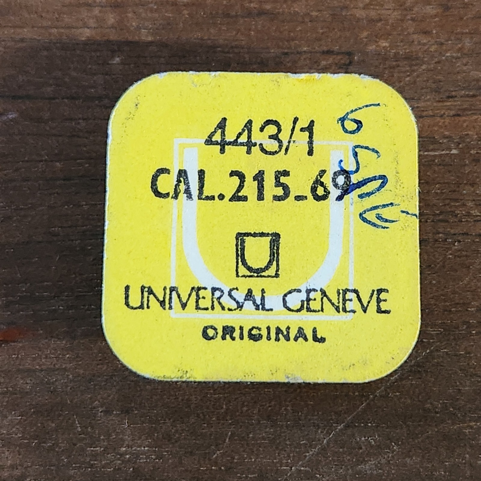 Universal Geneve – Setting Lever – Part No. 215-443/1 & 69-443/1 – Brand New