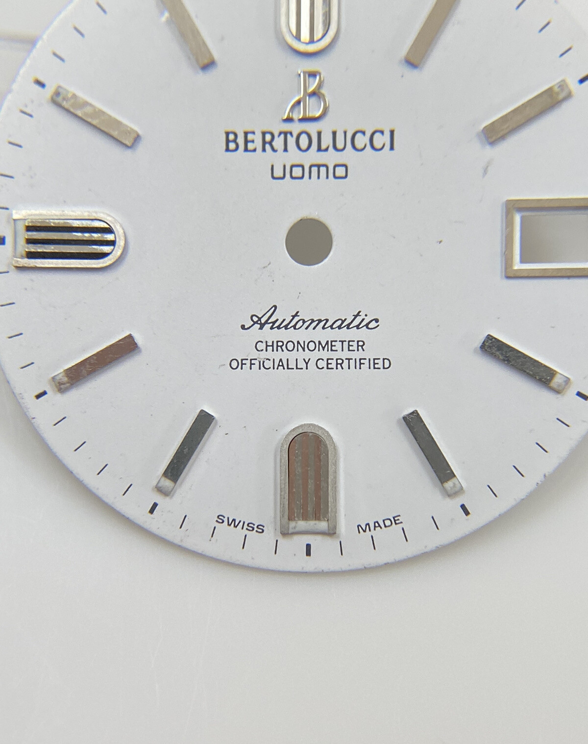 Original Bertolucci Uomo Automatic 28mm White Dial Ref: 884.55.41.10B