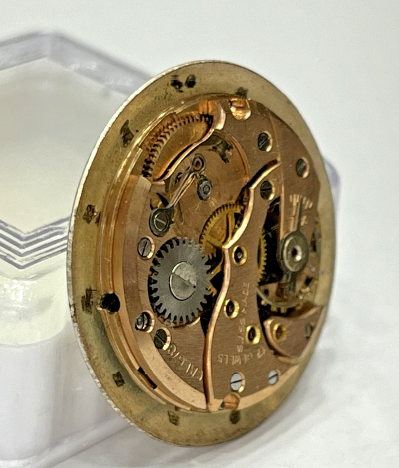 Manual Cal.678 Movement & Dial Perseo Swiss Made Selling For Parts