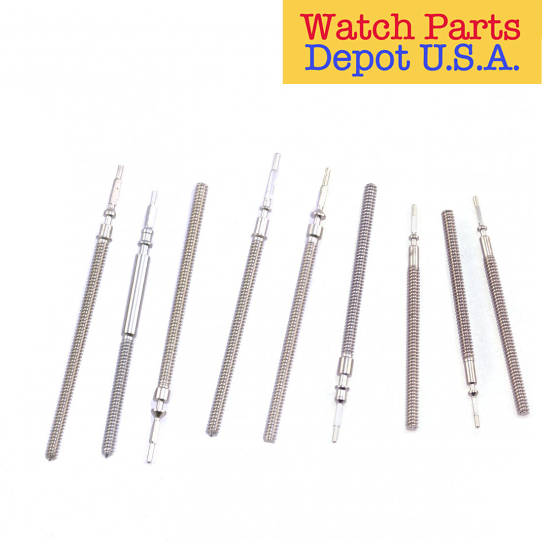 Seiko & Hattori Epson Stems Assortment, 18 of the Popular Stems (54 Pieces) NEW!