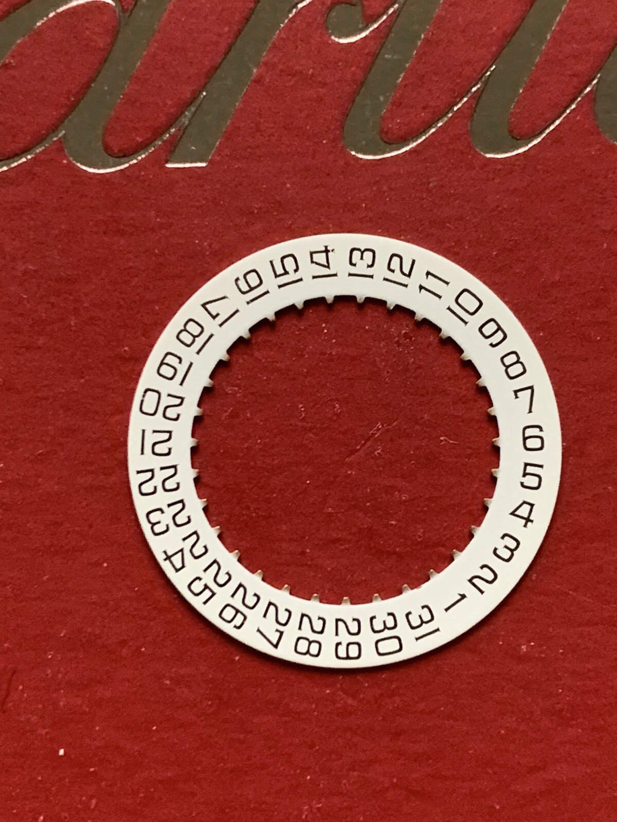 Genuine Cartier Date Wheel Disc Mouvement Cal083 VC200180