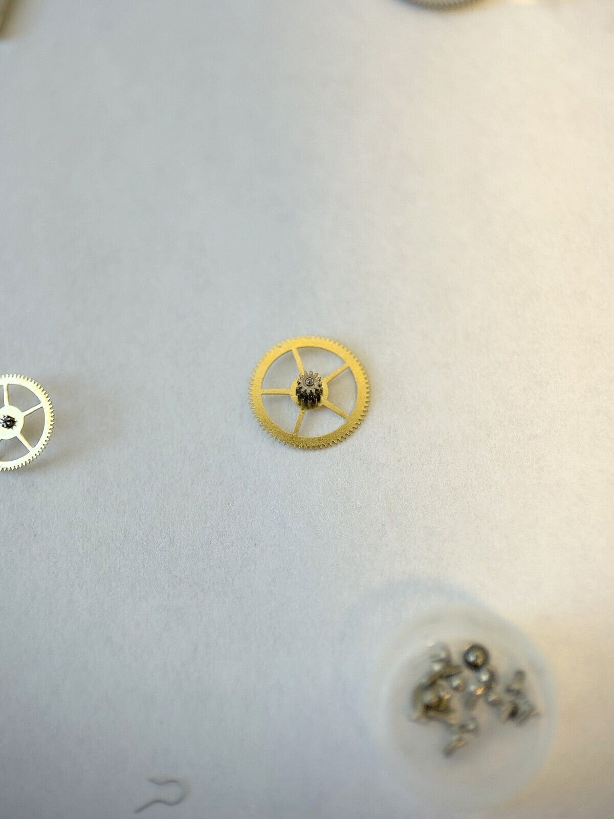 Universal Geneve Cal 2-66 Polerouter Parts Movement Balance Fork Wheel Watch 67