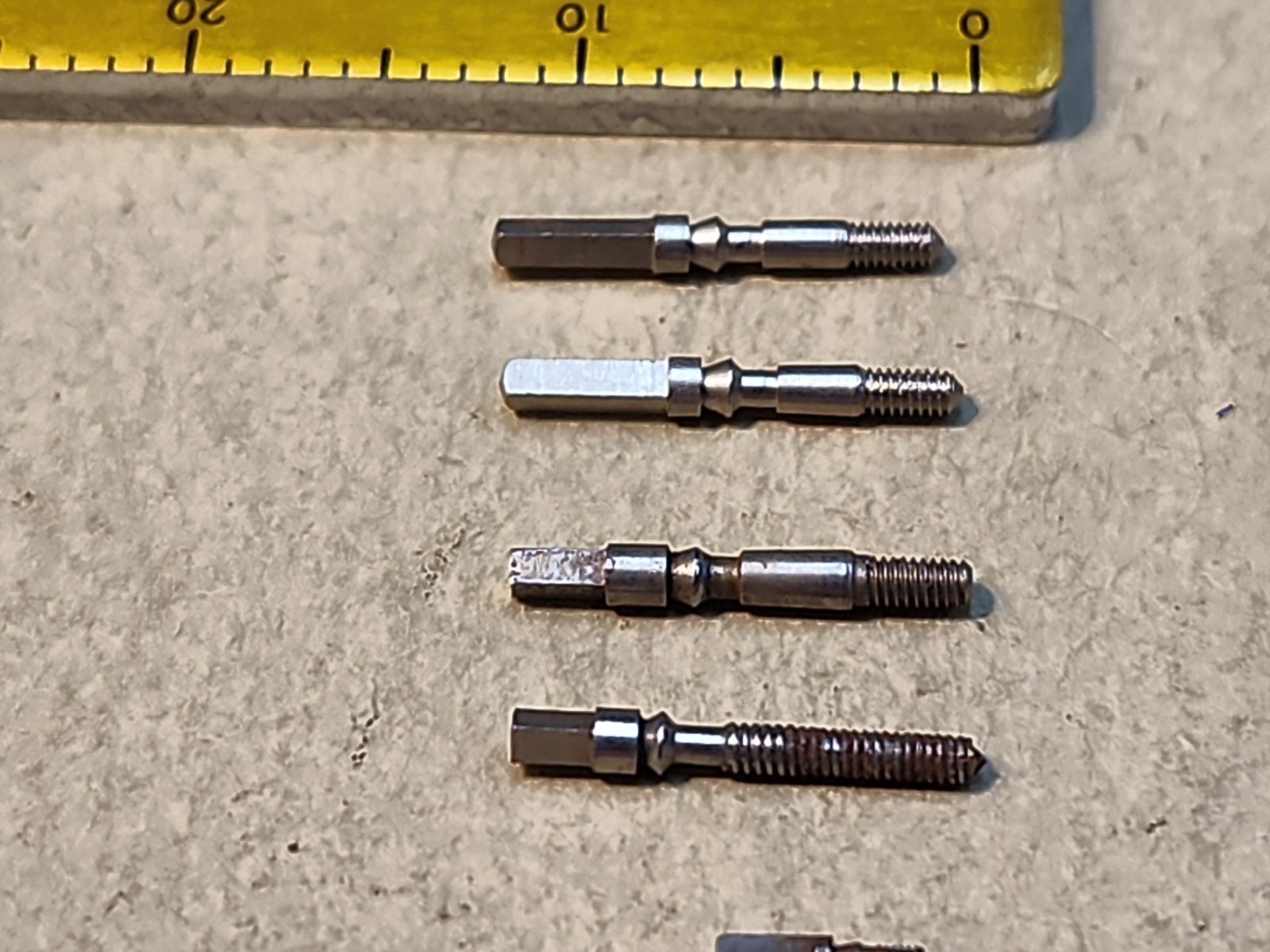 Lot Of 5 Mixed 12s American Pocket Watch Stems