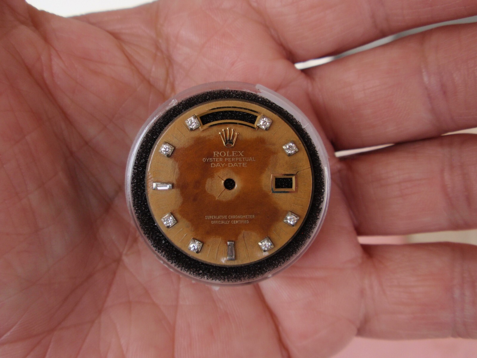Authentic Rolex Wood Diamond Dial for Day Date President 18038 18238 18078 18248