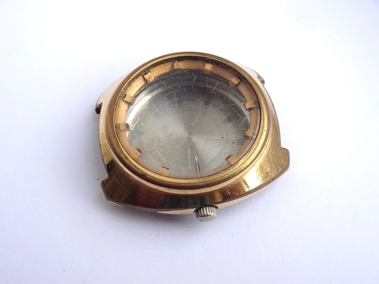 Certina Certronic Dial Hands Case Parts ESA9162 F300 Tuning Fork Watch (1241A)