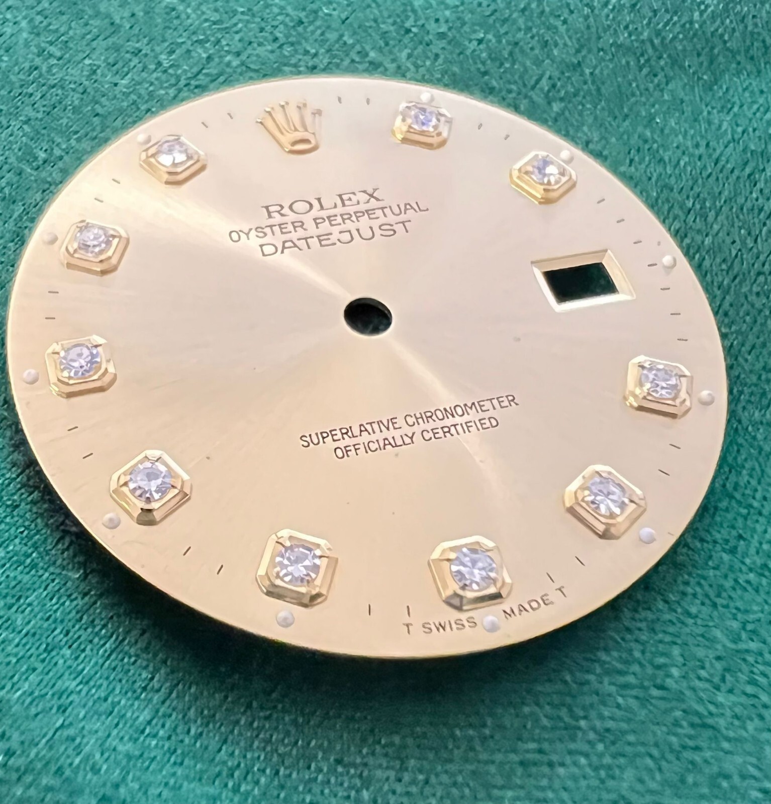 Authentic Rolex Datejust 36mm Gold Diamond Dial for 16013 16233