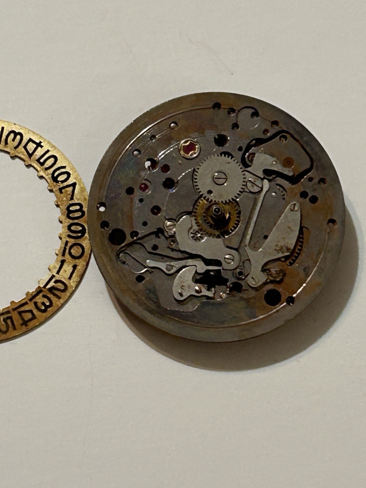 Vintage Mido Ocean Star Powerwind Automatic Watch Movement + Dial + Parts Repair