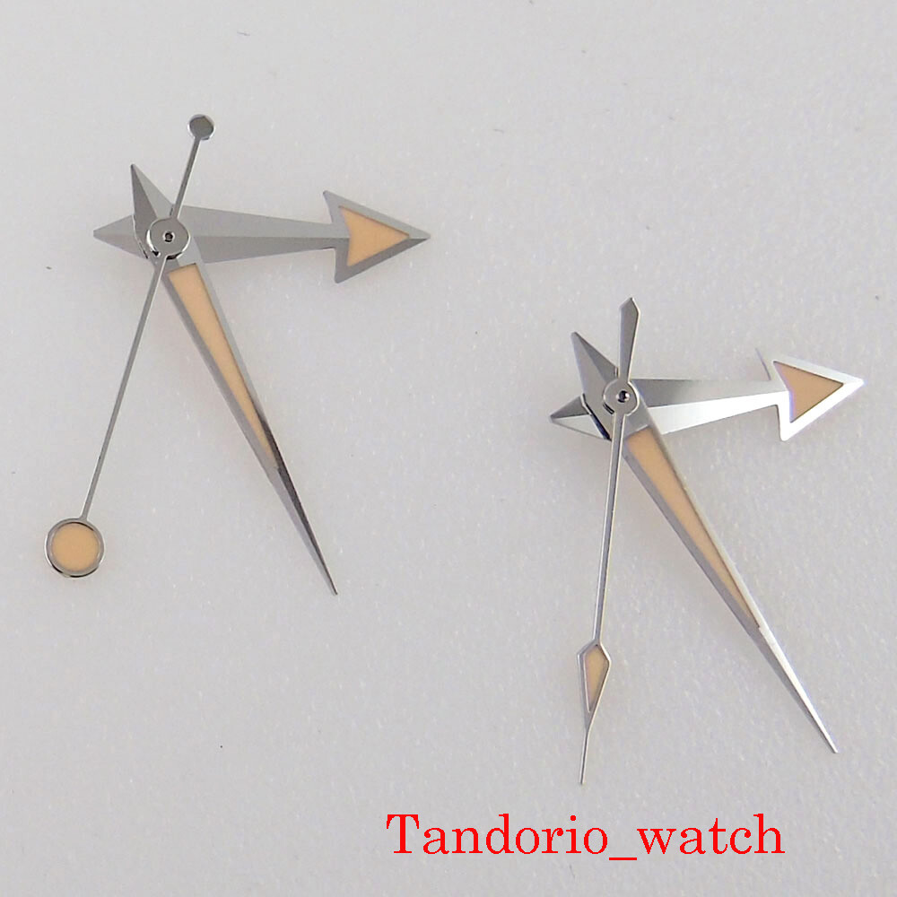 Corgeut Watch Hands Needles Set Parts Green Luminous For NH35A NH36A MIYOTA 8215