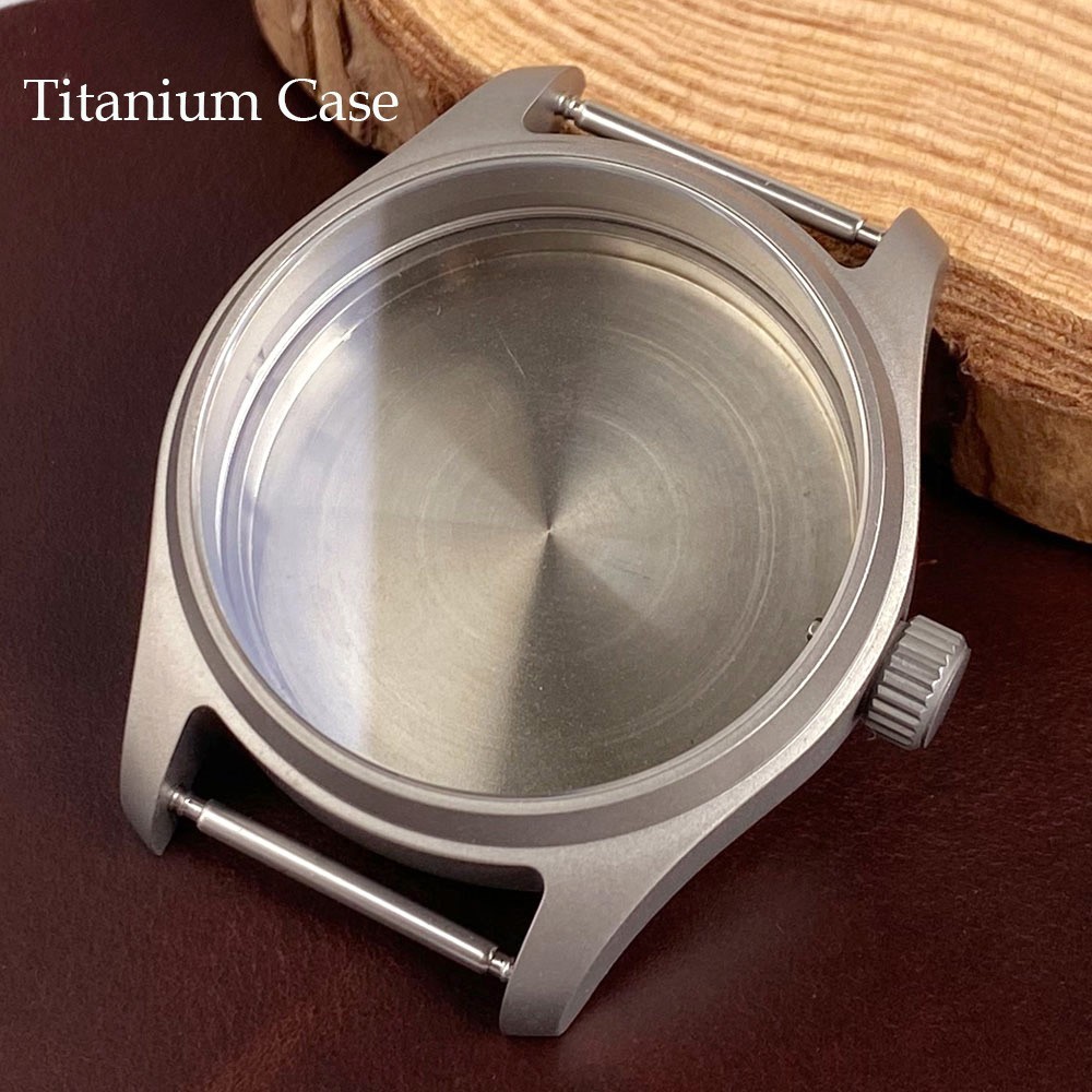 20ATM Titanium Waterproof Men Watch Case Strap For NH35 Miyota 8215 PT5000 VH31