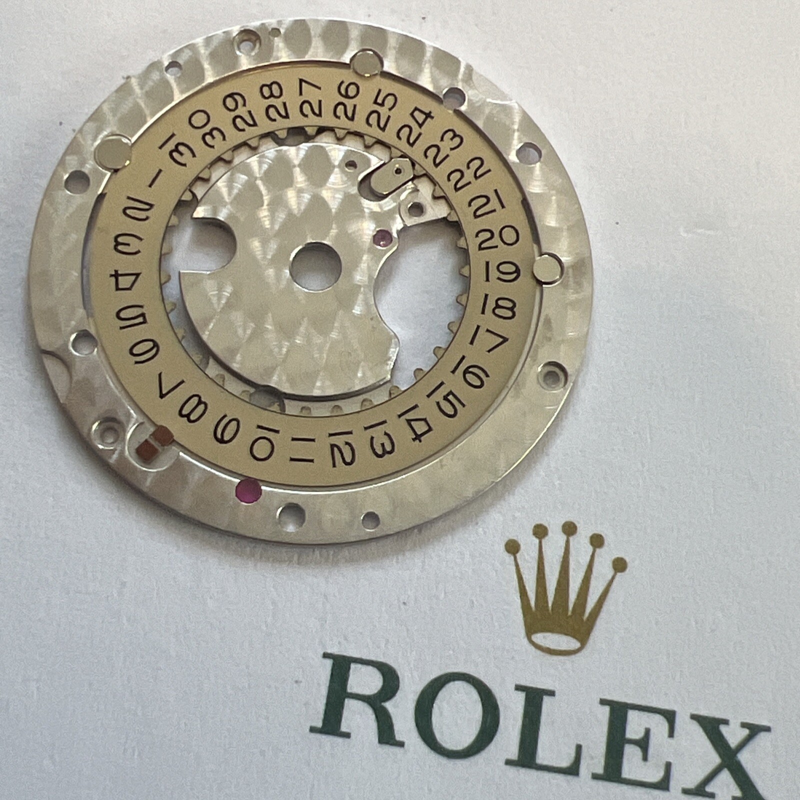 GENUINE Rolex 3135 600 Seating, Date Indicator , Champagne Date Disc And Jumper