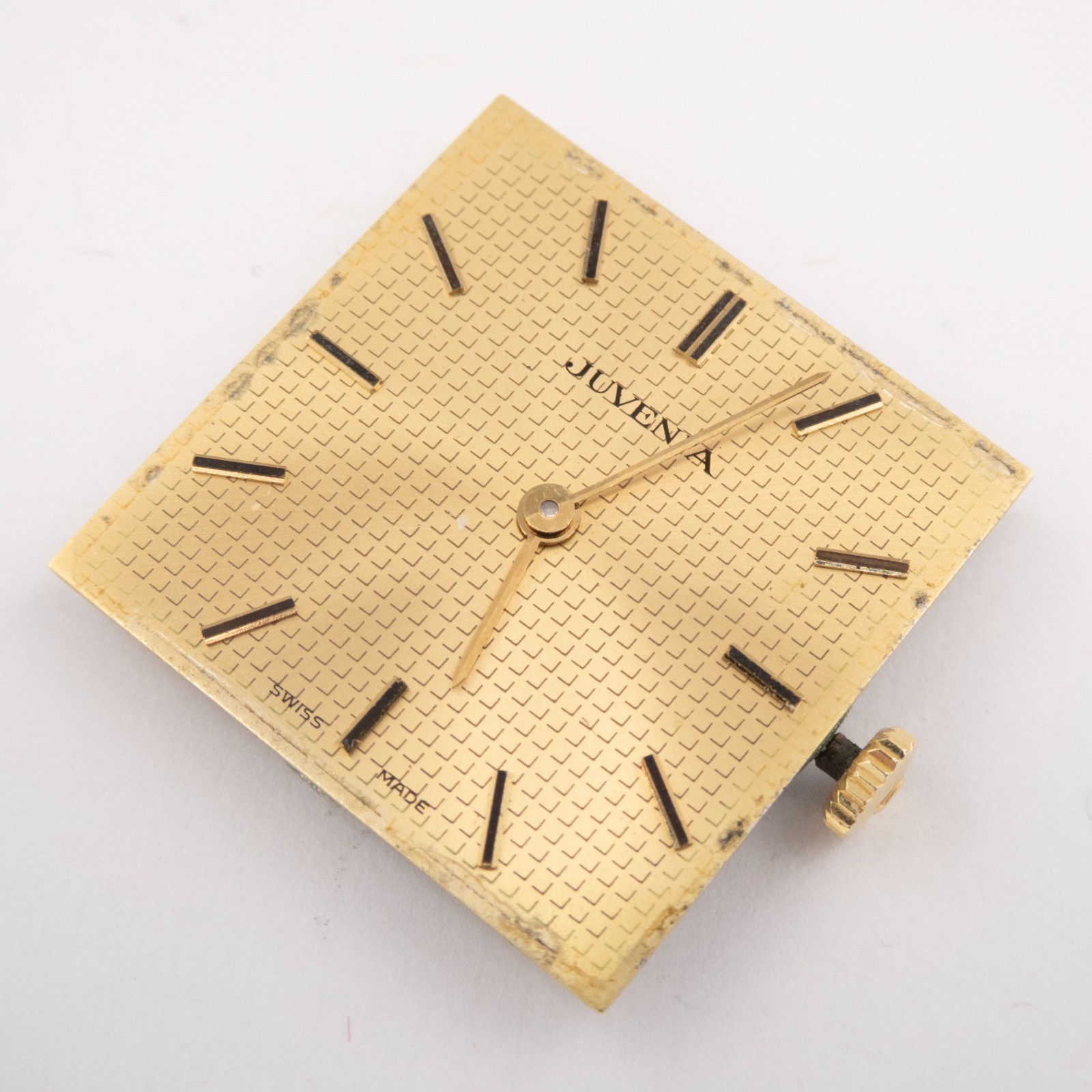 Vintage Juvenia Caliber 1145 17-Jewel Wristwatch Movement, Runs