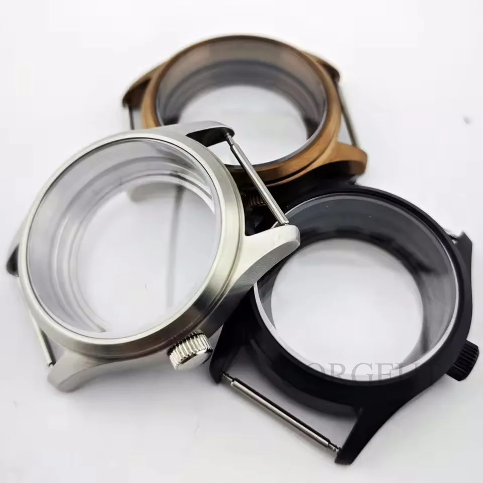 Pilot Watch Case 36mm 39mm 200m Waterproof PVD For NH34 NH35 NH36 ETA PT5000