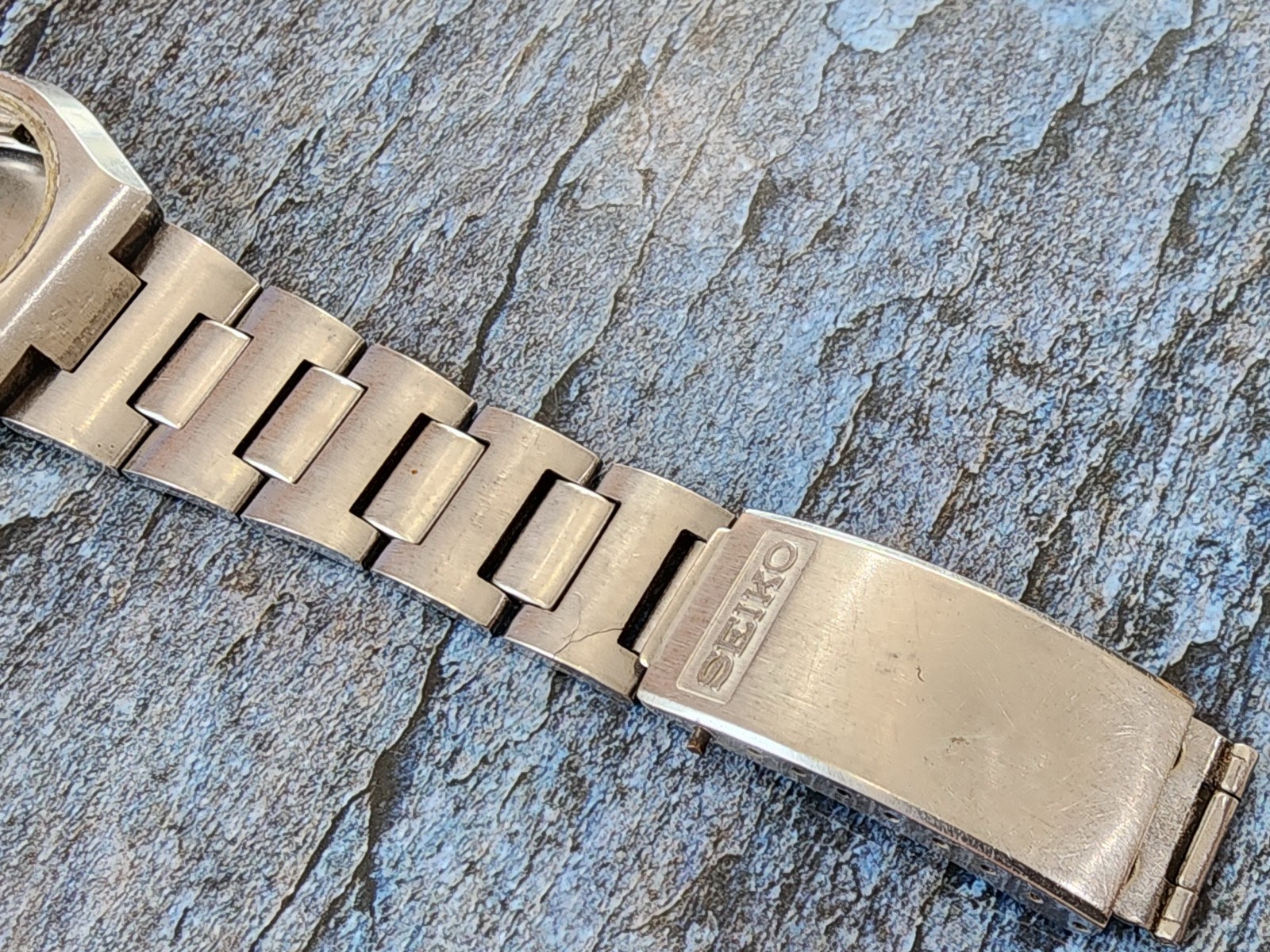 CASE VINTAGE SEIKO 5606-6060 Lord Matic LM AUTOMATIC FOR PARTS REPAIR RESTORE.